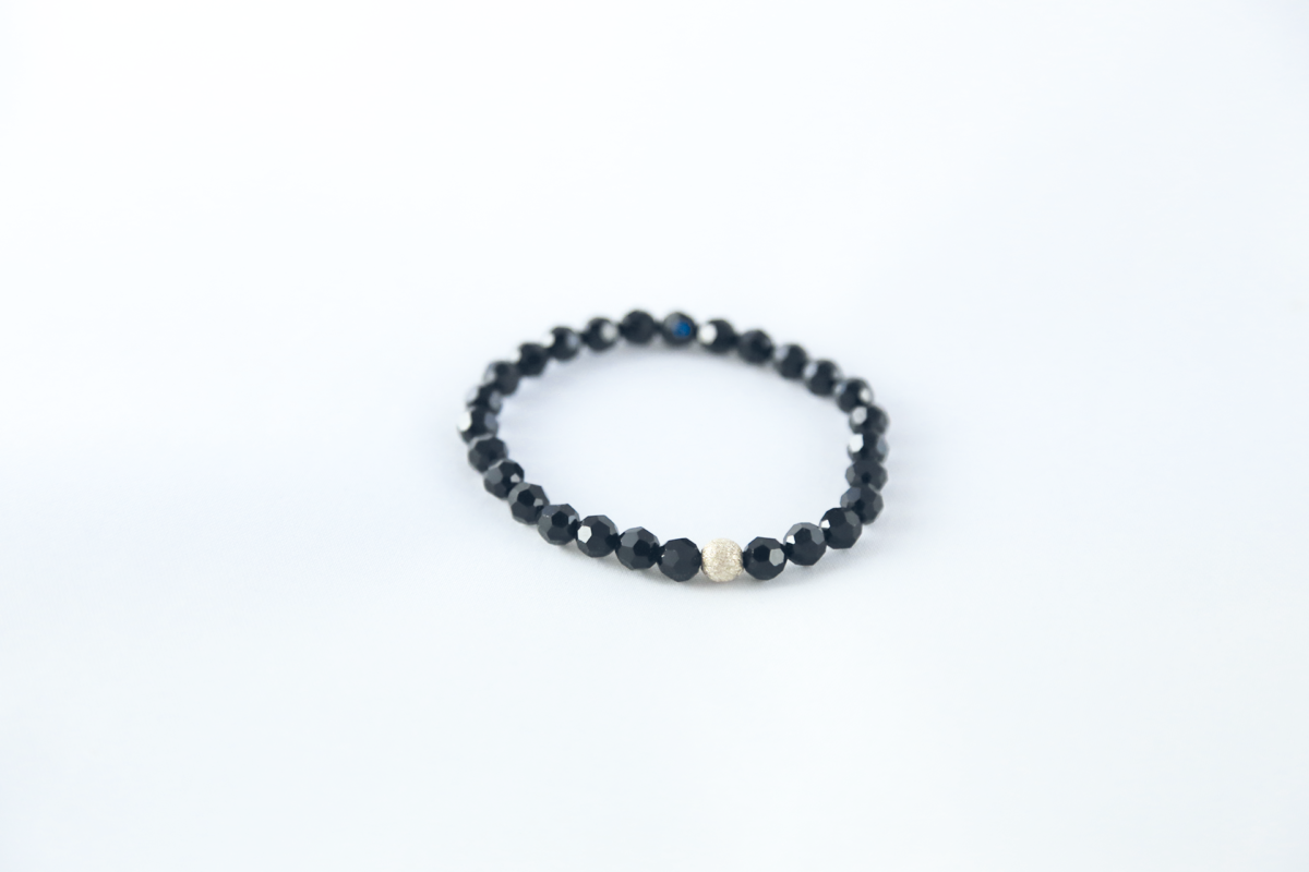 Bracelet en perles SWAROVSKI ELEMENTS® noir